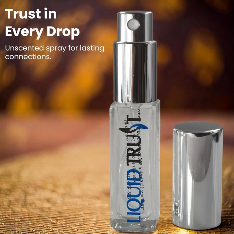 Liquid Trust pheromone product bottle